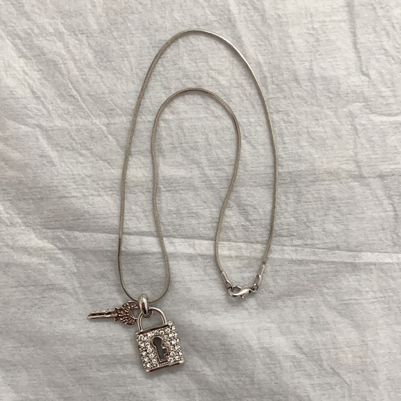 (3 / $15) Lock & Key Necklace - Picture 2 of 3